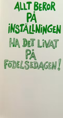 **Dubbel kort** Grattis