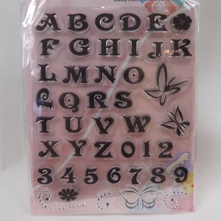 Clear Stamper bokstäver