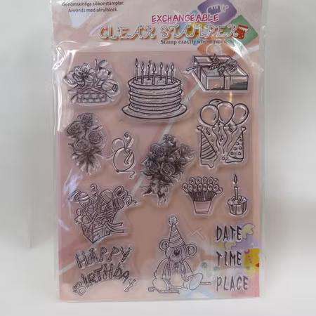 Clear Stamper Grattis
