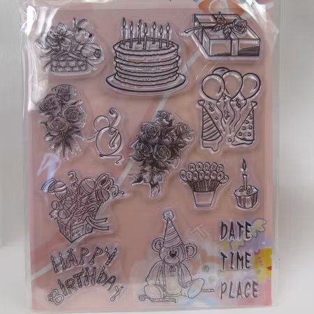 Clear Stamper Grattis
