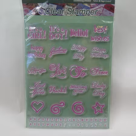 Clear Stamper Grattis