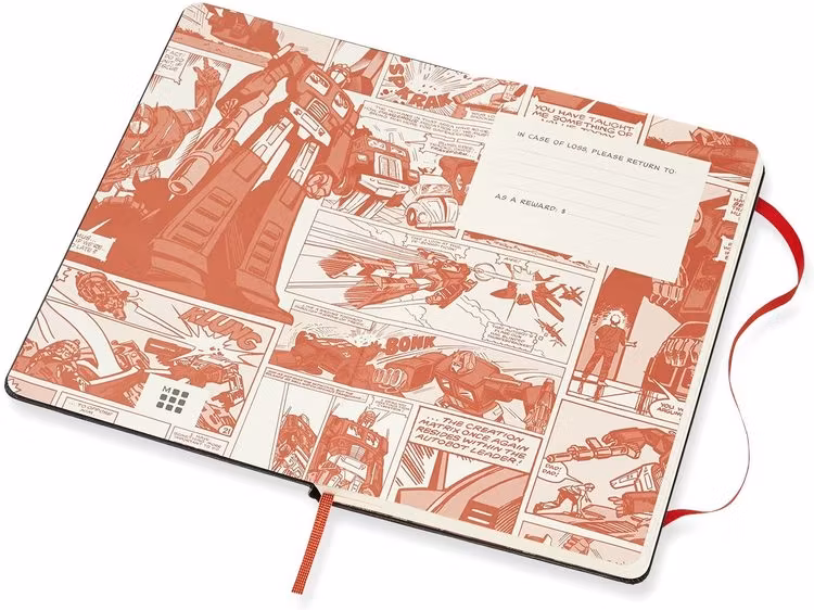 Moleskin Notebook Trans Formers