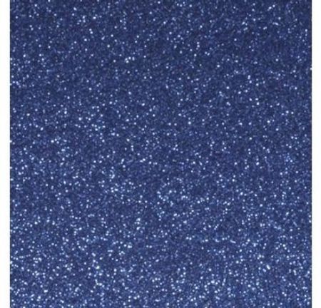 Glitterpapper 30,5x30,5 Royalblå