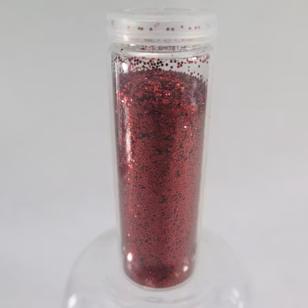 Glitter röd