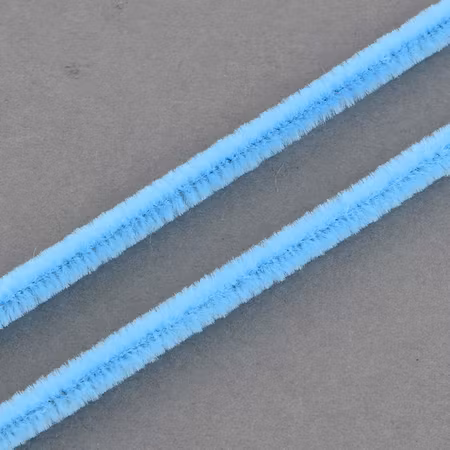 Chenille Piprensare 5mm ljusblå