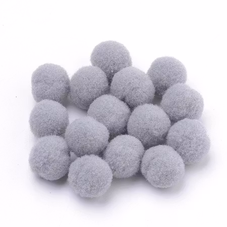PomPoms grå 20mm