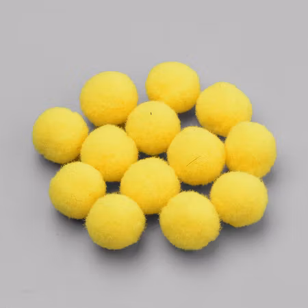 PomPoms gul 10mm