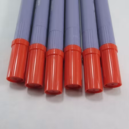 Zig Scroll & Brush tuschpennor 6-p röd orange