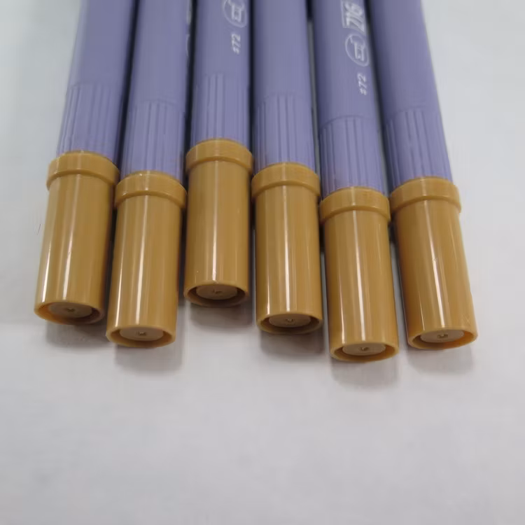 Zig Scroll & Brush tuschpennor 6-p beige