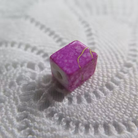 "Porslins" pärla  rosa - 25p