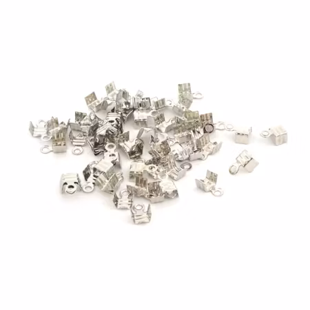 Avslutningsdel 4x7mm silverfärgad 10-p
