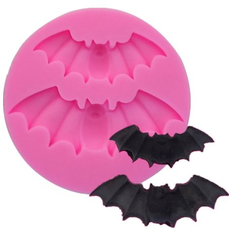 DIY gjutform silikon Halloween tema fladdermöss