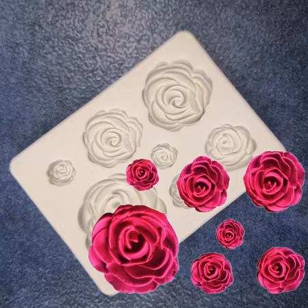 DIY gjutform silikon rosor