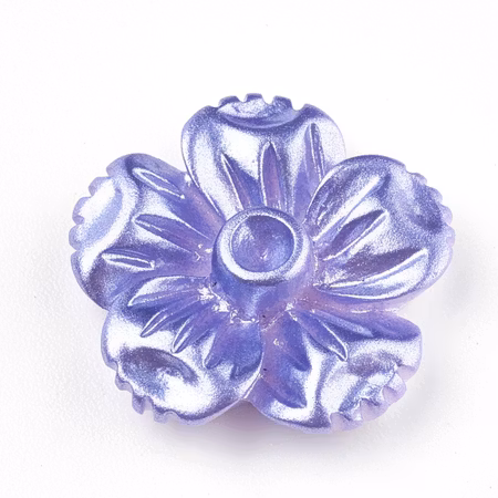 Dekorations blommor lila 5st