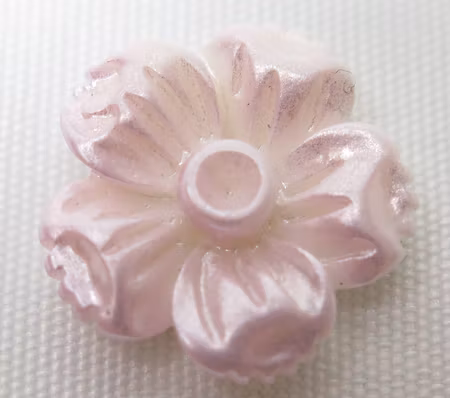 Dekorations blommor mörk ljus rosa 5st
