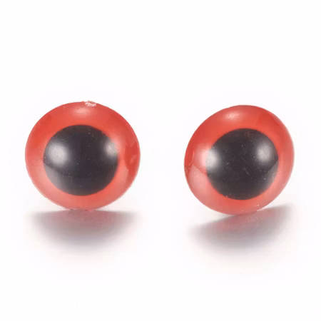 Dockögon röda 14mm 5par