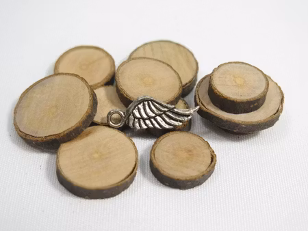 Charms - Berlock - Änglavinge - antik silver