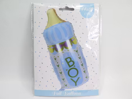 Babyshower nappflask folie ballong pojke