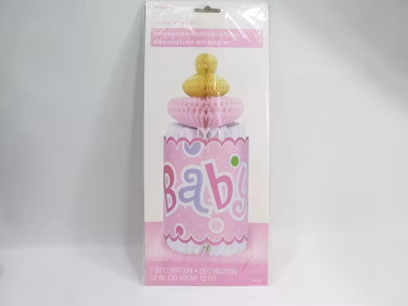Babyshower nappflask dekoration flicka