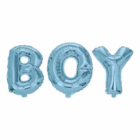 Babyshower folie ballonger BOY