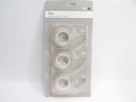 Tejp med Hållare 3-pack