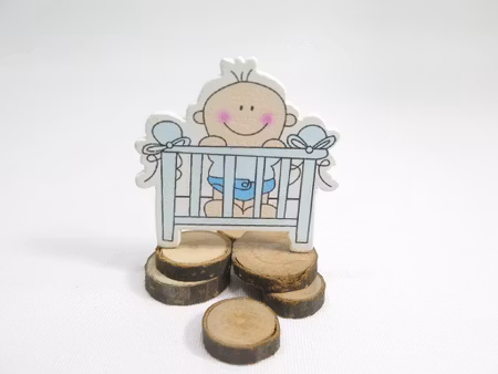 Babyshower dekoration baby blå