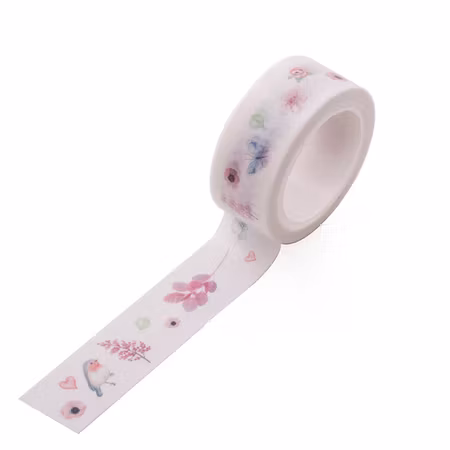 Washitejp 5m, blommor