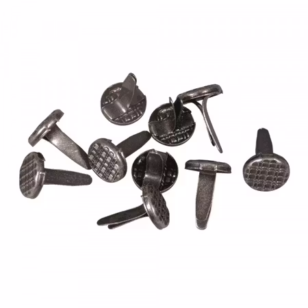 Brads 8mm -Antik rund mönstrad - 50st