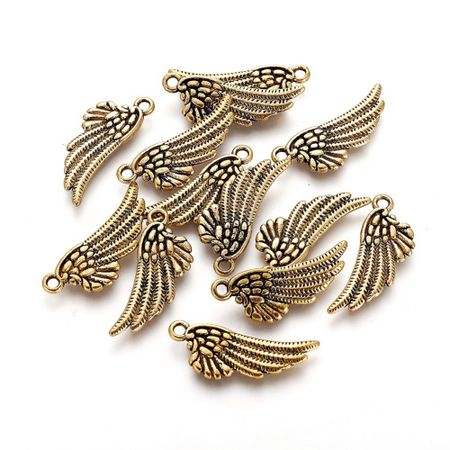 Charms - Berlock - Ängelvinge - antik guld