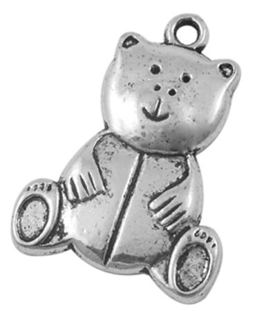 Charms - Berlock - Björn - antik silver