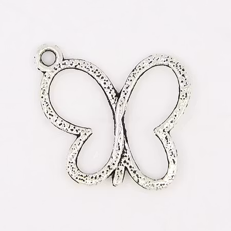 Charms - Berlock - Fjäril - antik silver