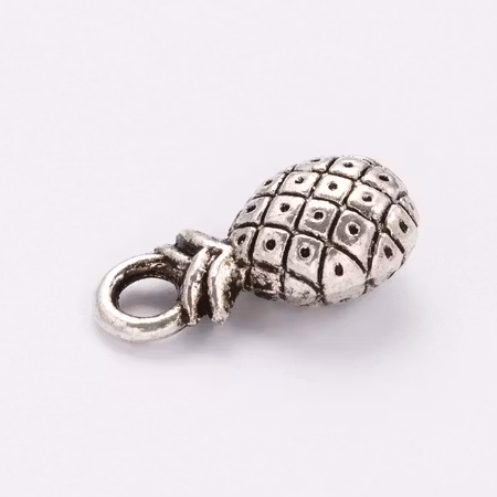 Charms - Berlock - Ananas - antik silver