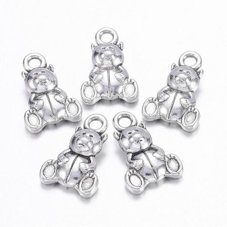Charms - Berlock - Björn - antik silver