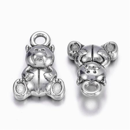 Charms - Berlock - Björn - antik silver