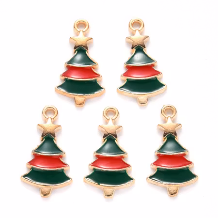 Charms - Berlock - Julgran - emalj
