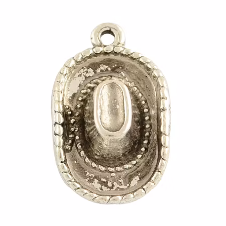 Charms - Berlock - Hatt - antik silver
