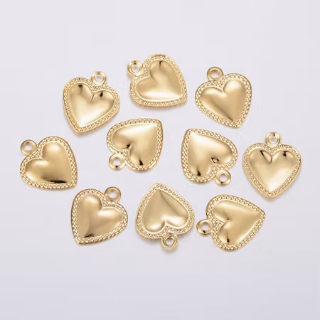 Charms - Berlock - Hjärta - guld