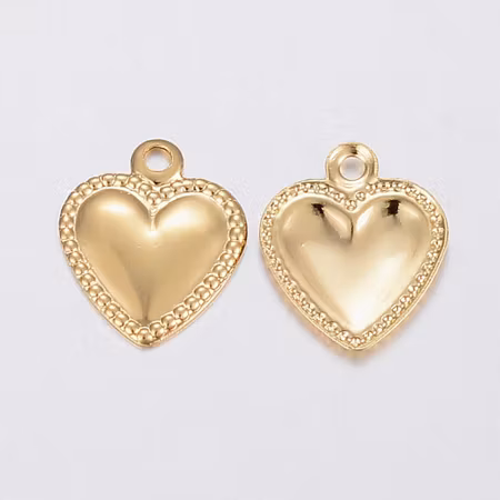 Charms - Berlock - Hjärta - guld