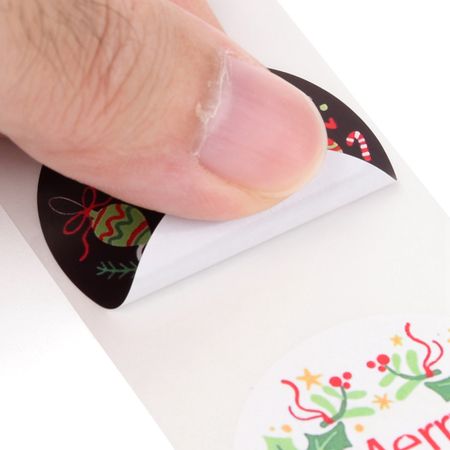 Julstickers 4st, 38mm