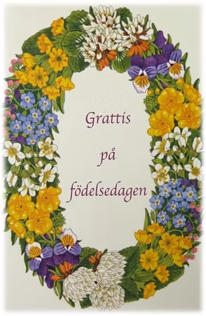**Dubbel kort** Grattis