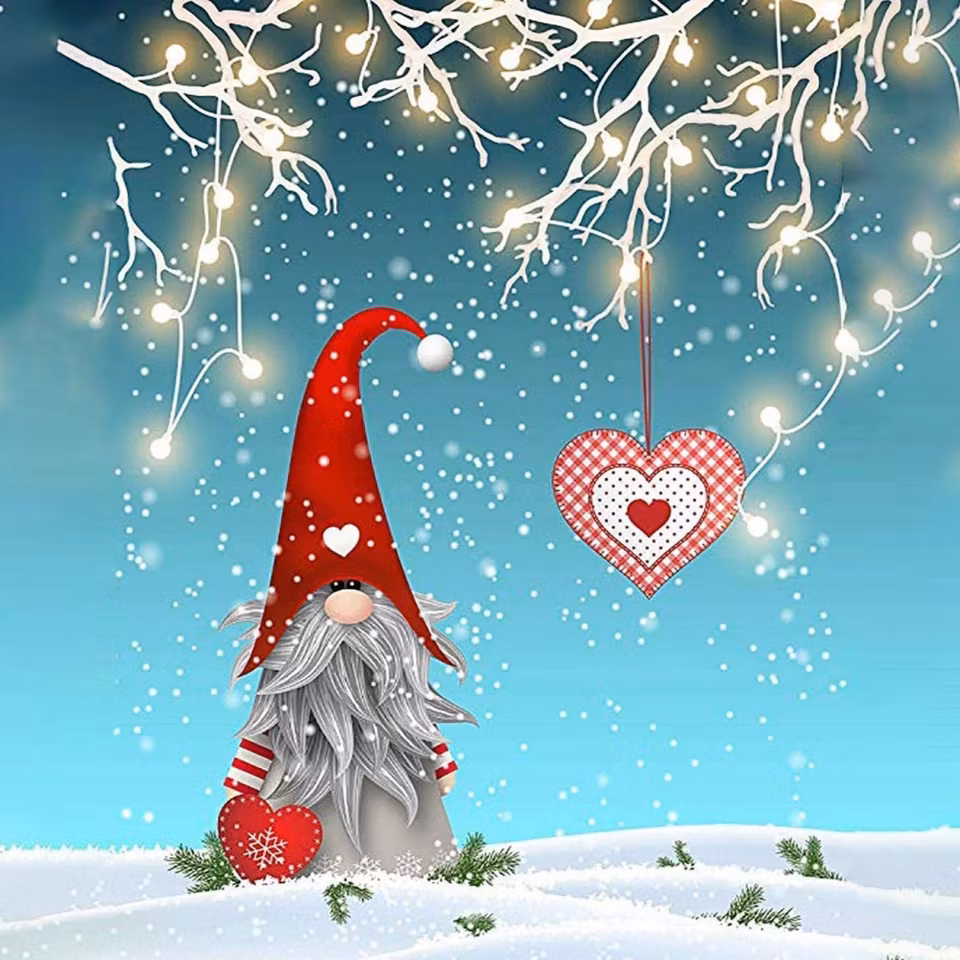 Jul vätte - Diamond Painting   - 40x30