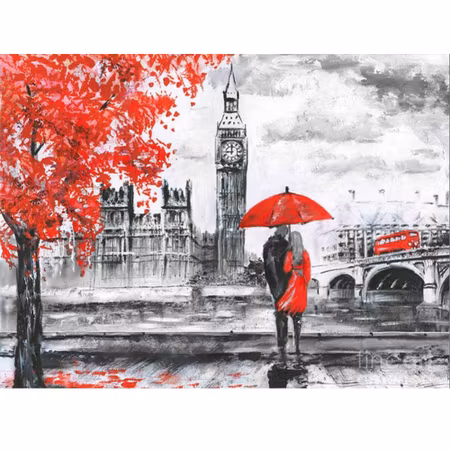London par - Diamond Painting  5D - 40x30