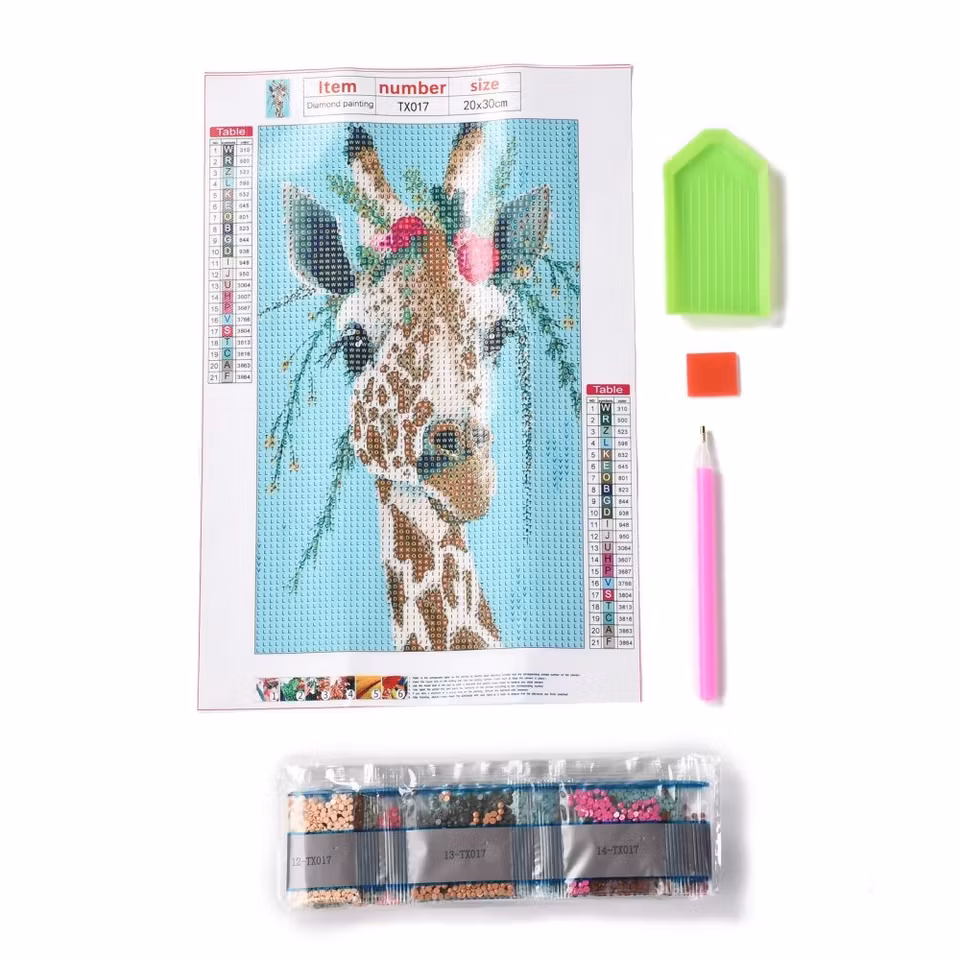 Giraff - Diamond Painting  5D - 30x20