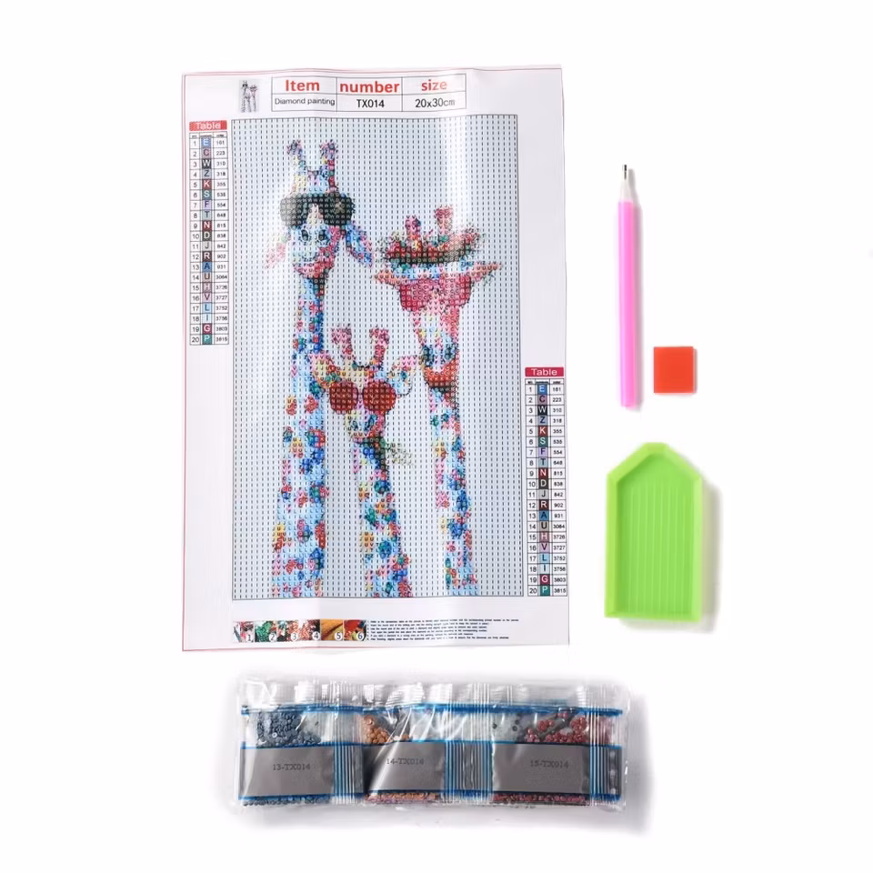 Giraffer - Diamond Painting  5D - 30x20