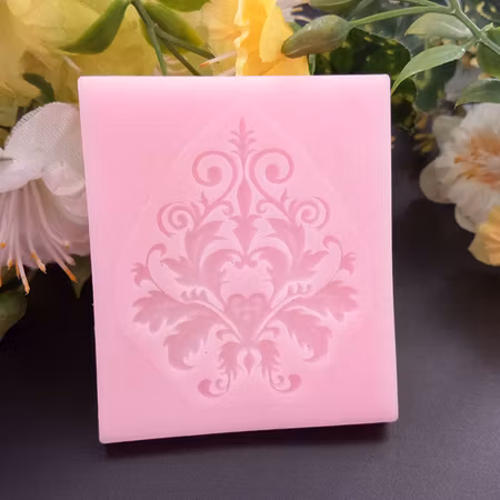 DIY gjutform silikon Blomma ornament