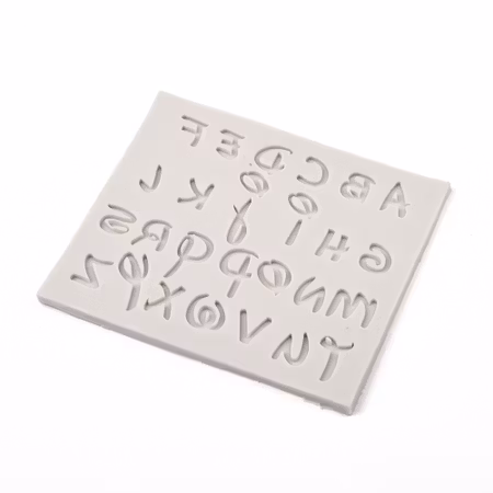 DIY gjutform silikon Alfabetet A-Z