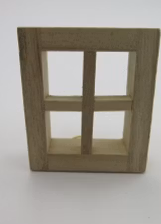 **Miniatyr** Fönster omålat