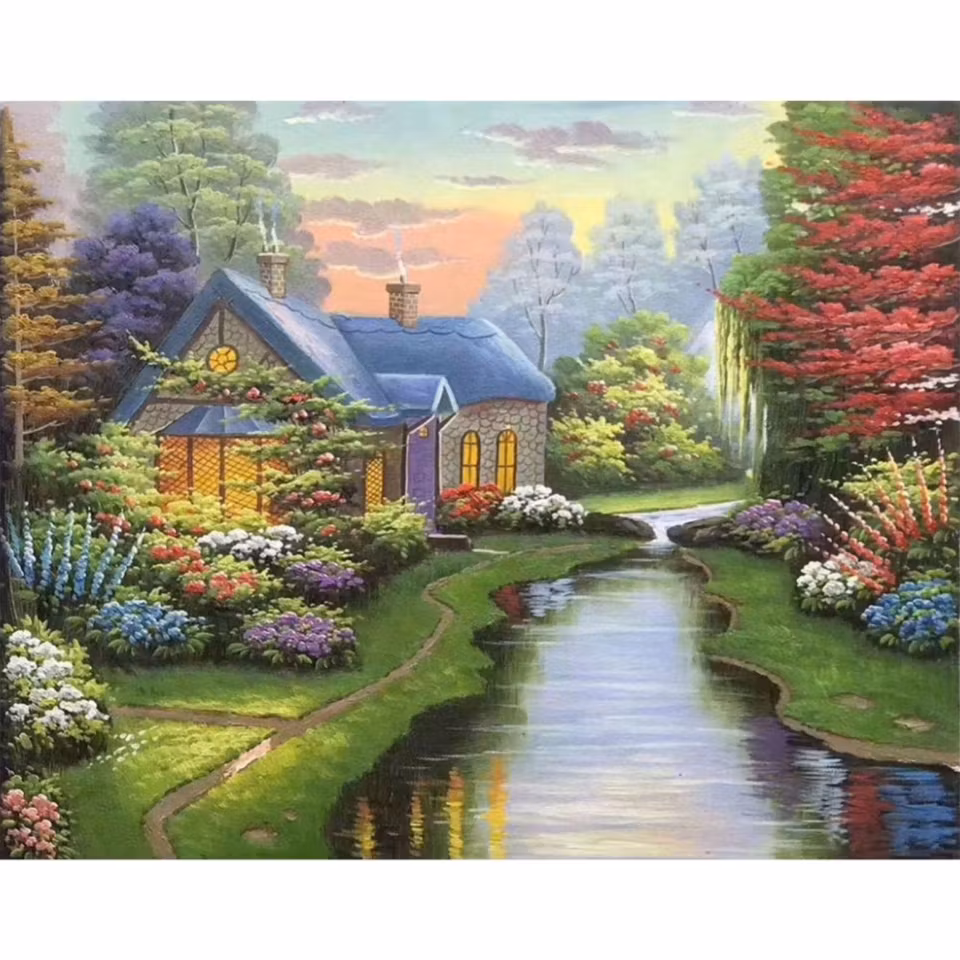 Stuga - Diamond Painting   - 30x25