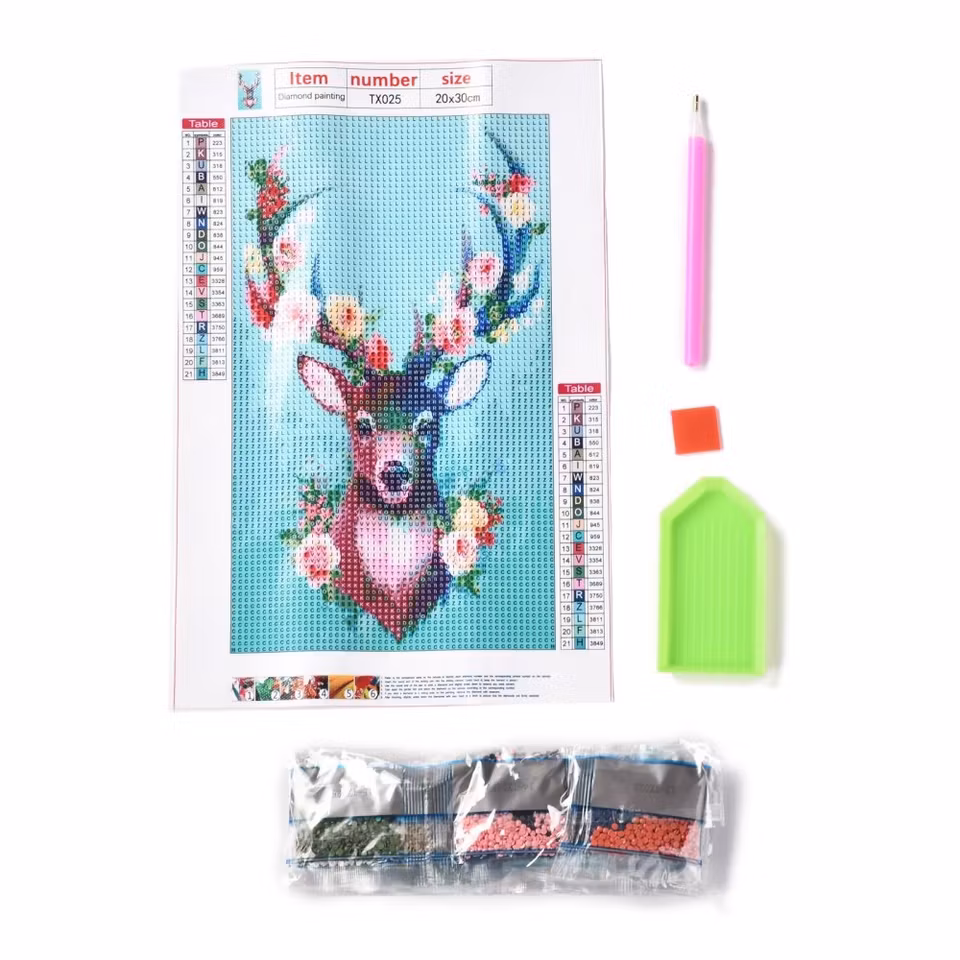 Hjort - Diamond Painting  5D - 30x20