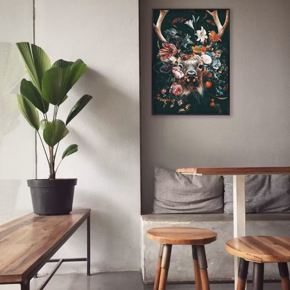 Hjort - Diamond Painting  5D - 30x20